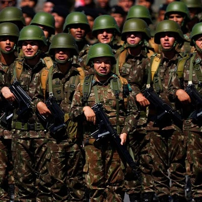 Sab nraum zoov Yos Hav Zoov Ripstop Woodland Camo 6535 TC Brazilian Army Combat Camouflage Suit